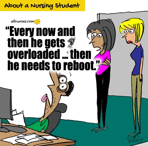 Every now and then he gets overloaded ... then he needs to reboot.