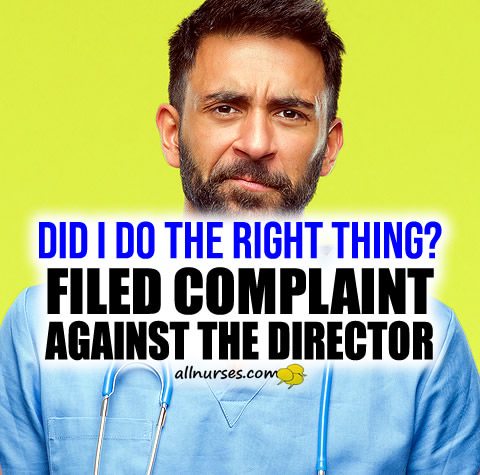 Filed Complaint Against Director