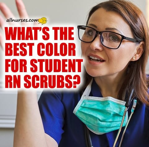 What's the best color for student RN scrubs?