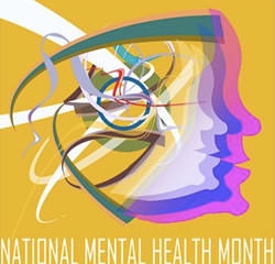 When is mental health awareness month?
