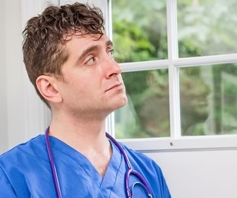 As a male nurse, what have you done to transition into nursing?