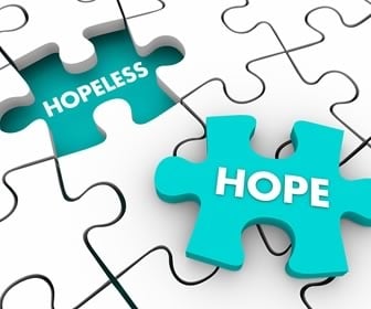 How can you overcome hopelessness?