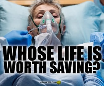Whose life is worth saving during the Pandemic Crisis??
