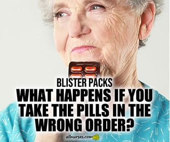 What happens if you take the pill in the wrong order?
