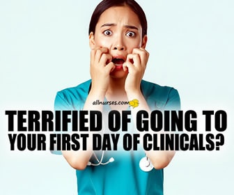 Terrified of going to your first day of clinicals?