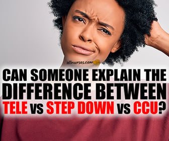 Can someone explain the difference between Tele vs Step Down vs CCU?