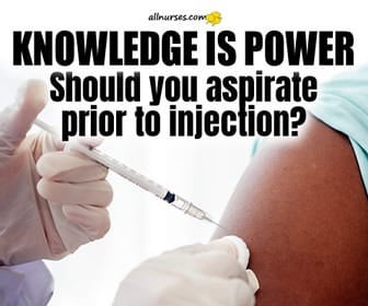 Should you aspirate prior to injection?
