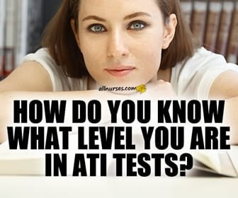 How do you know what level you are in ATI tests?