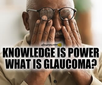 Who is at risk of glaucoma?