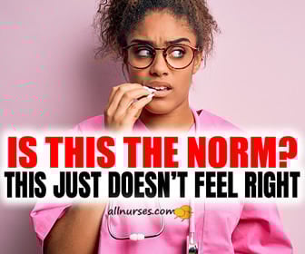 Is this the norm? This just doesn't feel right.