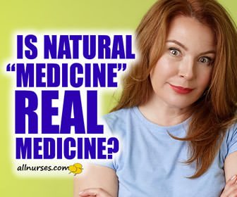 Is natural 'medicine' real medicine?