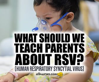 What should we be teaching parents about RSV?