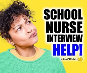 How can I prepare for a school nurse job interview?