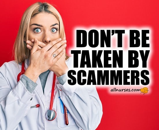 Don't be taken in by scammers.