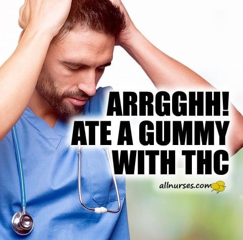 Arrrtggghhh! At a gummy with THC