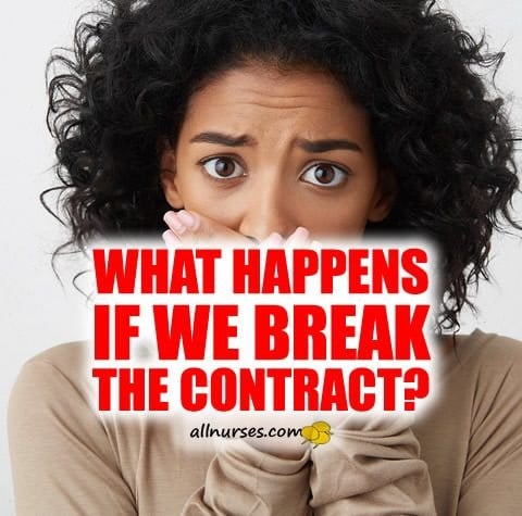 What happens if we break the contract?