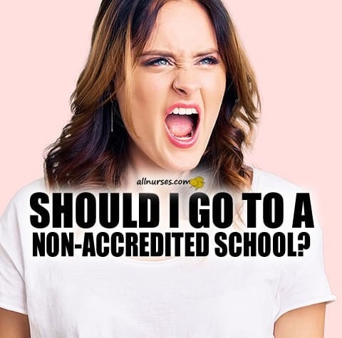 Should I go to a non-accredited school?