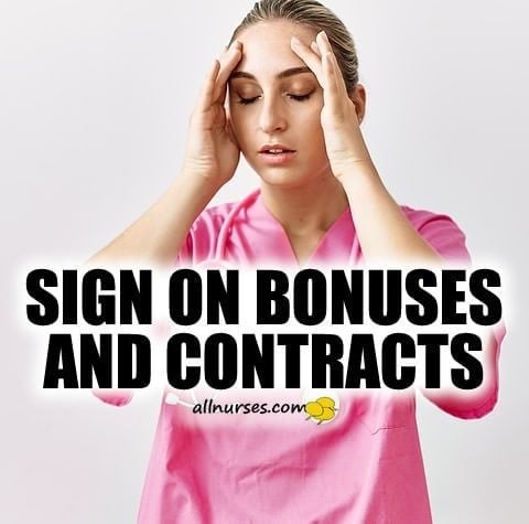 Sign-On Bonuses and Contracts