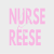 Nurse Reese