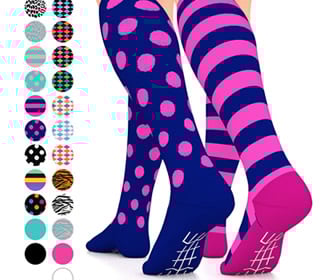 GO2 Fashion Series Compression Socks