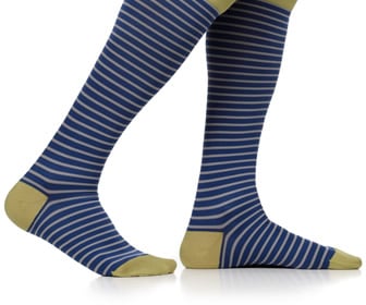 VIM & VIGR Men’s Little Stripes Compression Socks